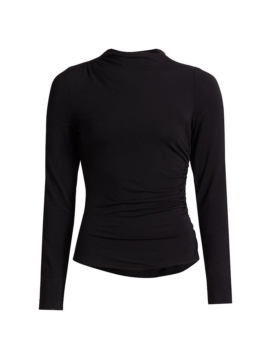 Women's Joelle Jersey Top - Black Onyx - Size Medium