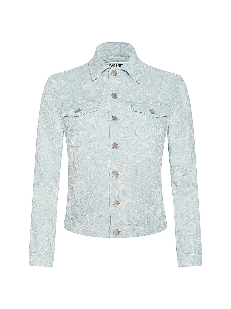 Women's Maven Slim Denim Jacket - Cloud Damask - Size XL