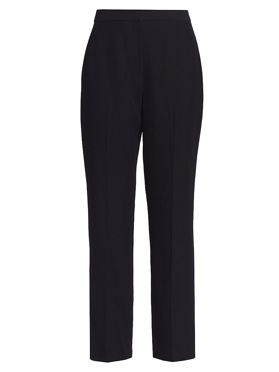 Women's Sylvie Straight-Leg Trousers - Noir - Size 16
