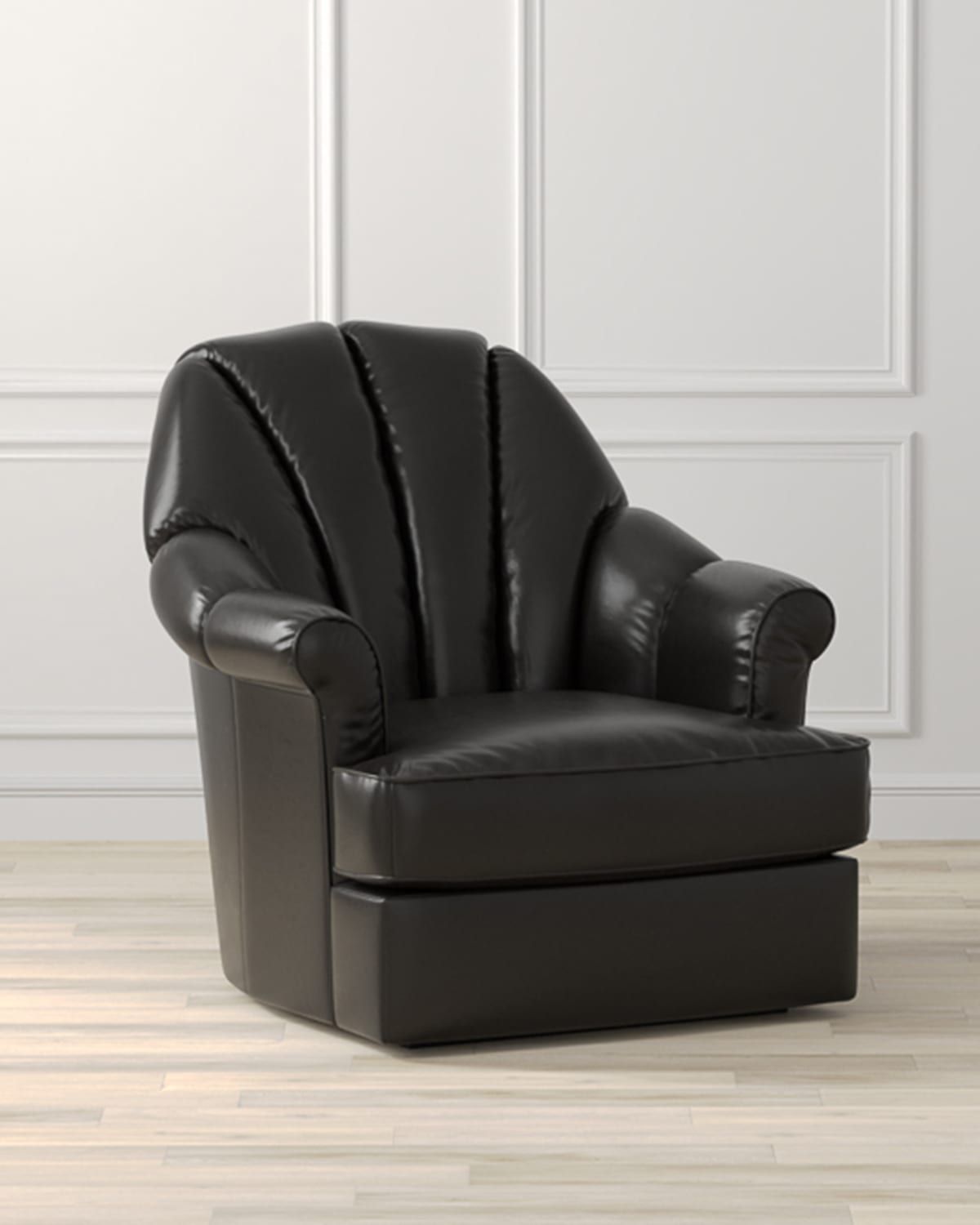 Scoch Leather Swivel Chair