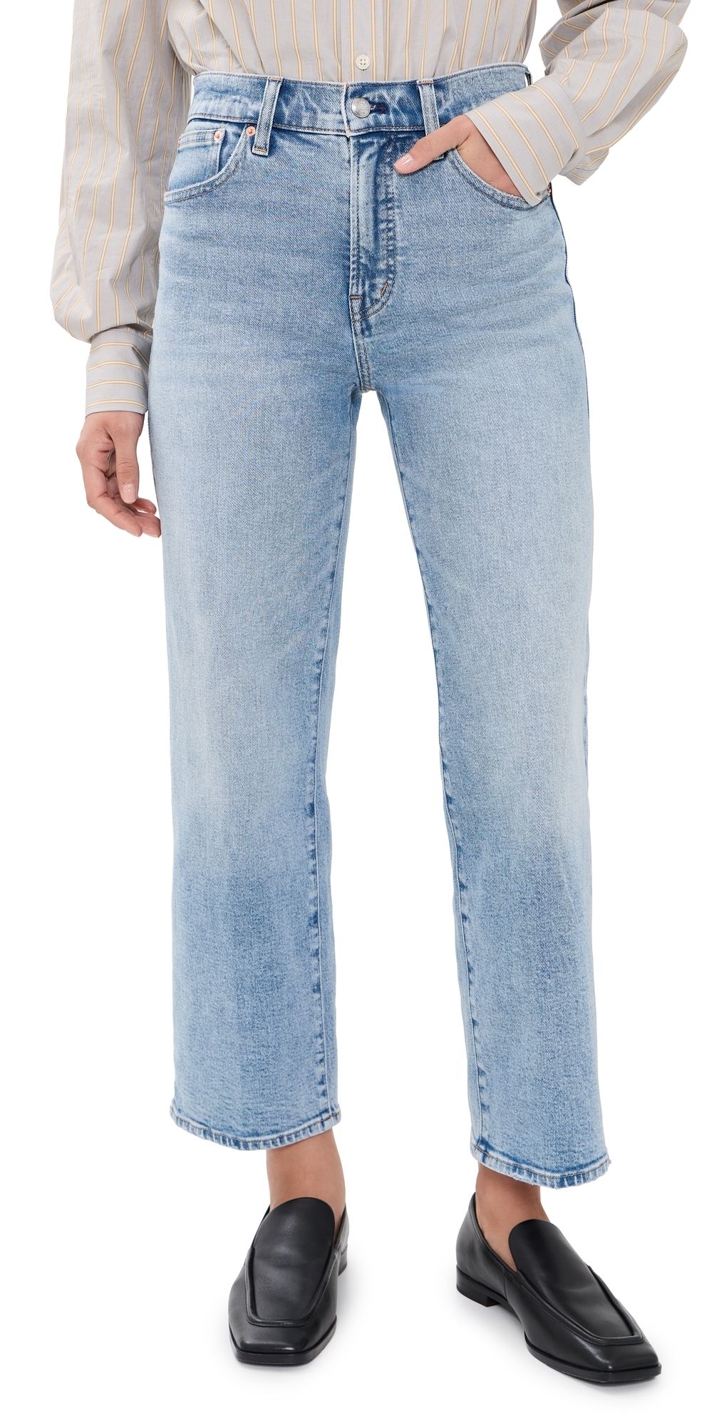 Madewell The Perfect Vintage Wide-Leg Jean RAEBROOK WASH 28