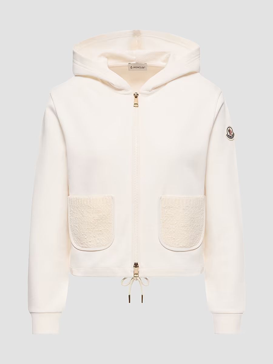 Women's Sweatshirt in Cotton Blend - Beige - Size XL