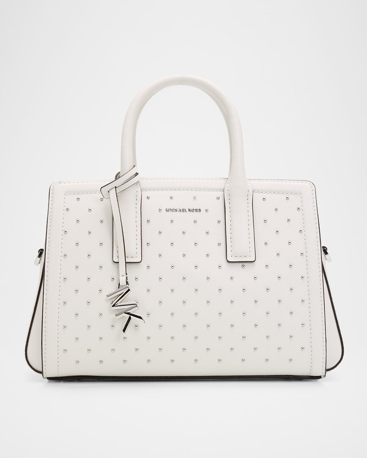 Laila Small Studded Leather Crossbody Satchel Bag