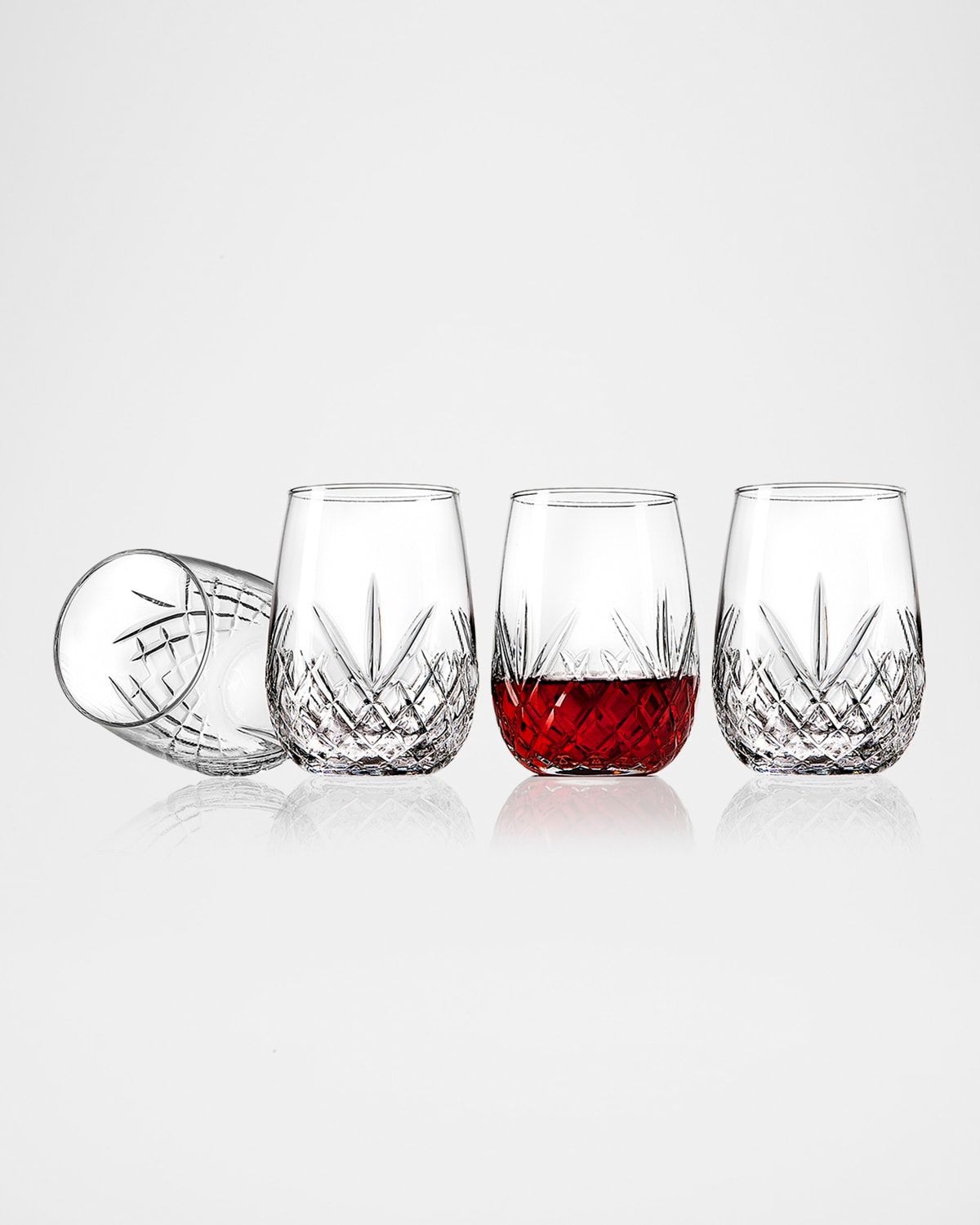 Dublin Stemless Wine Glasses, Set of 4
