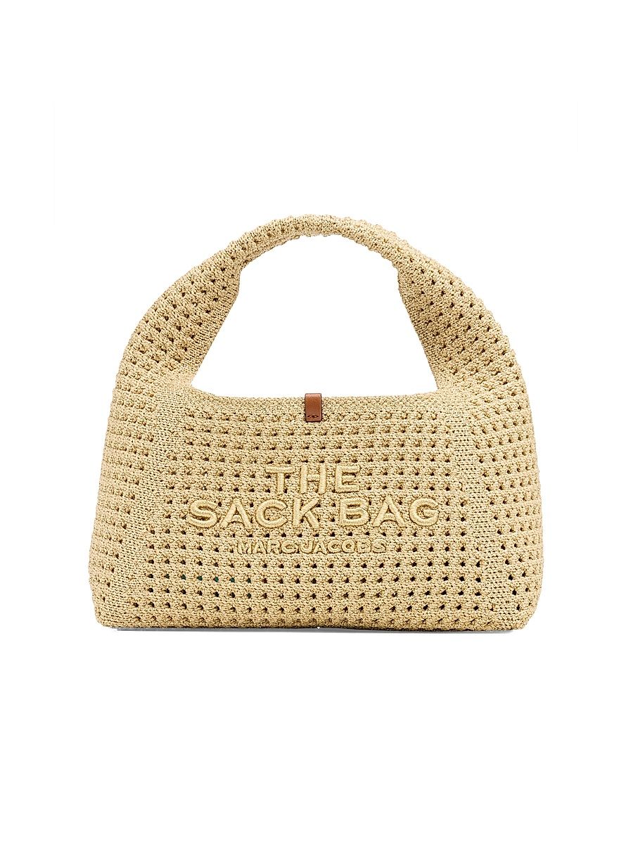 Women's The Crochet Mini Sack Bag - Champagne