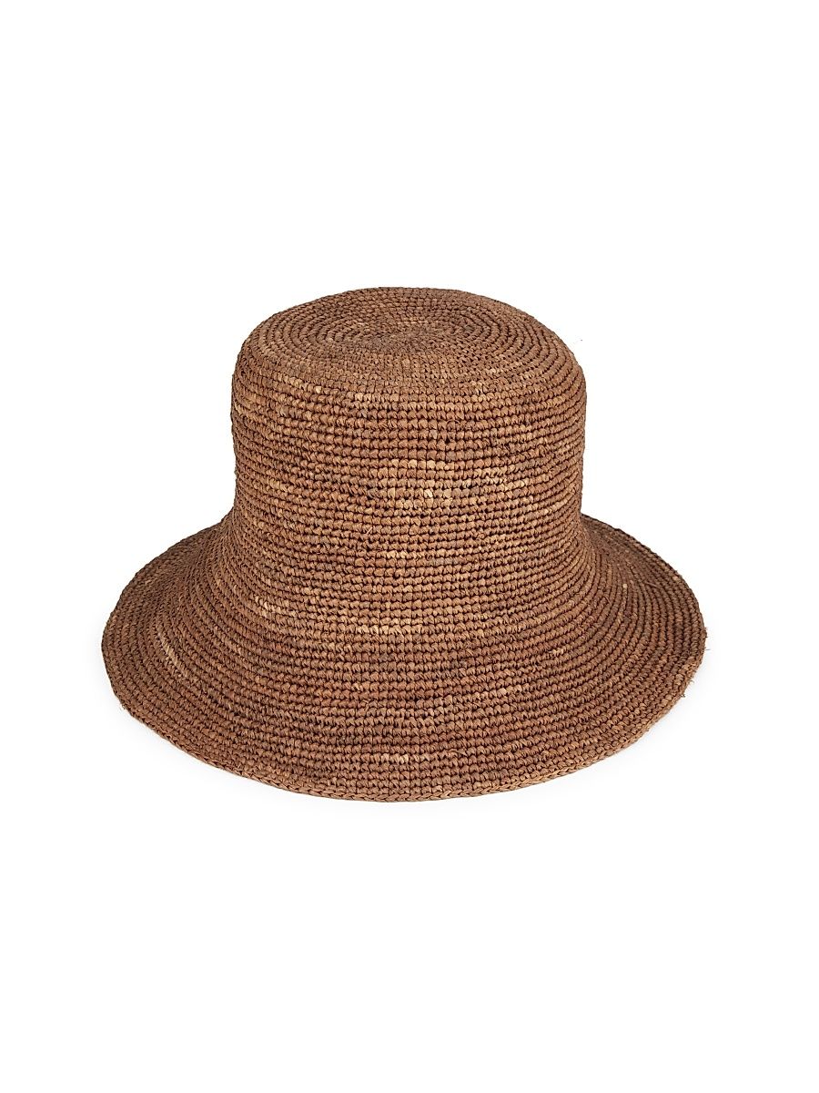 Women's Jade Rollable Bucket Hat - Brown - Size Medium