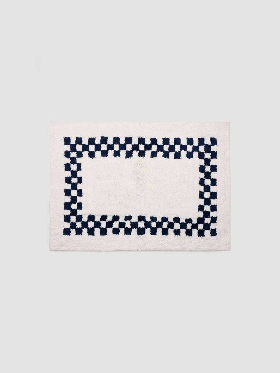 MacKenzie-Childs Check Cotton Bath Rug