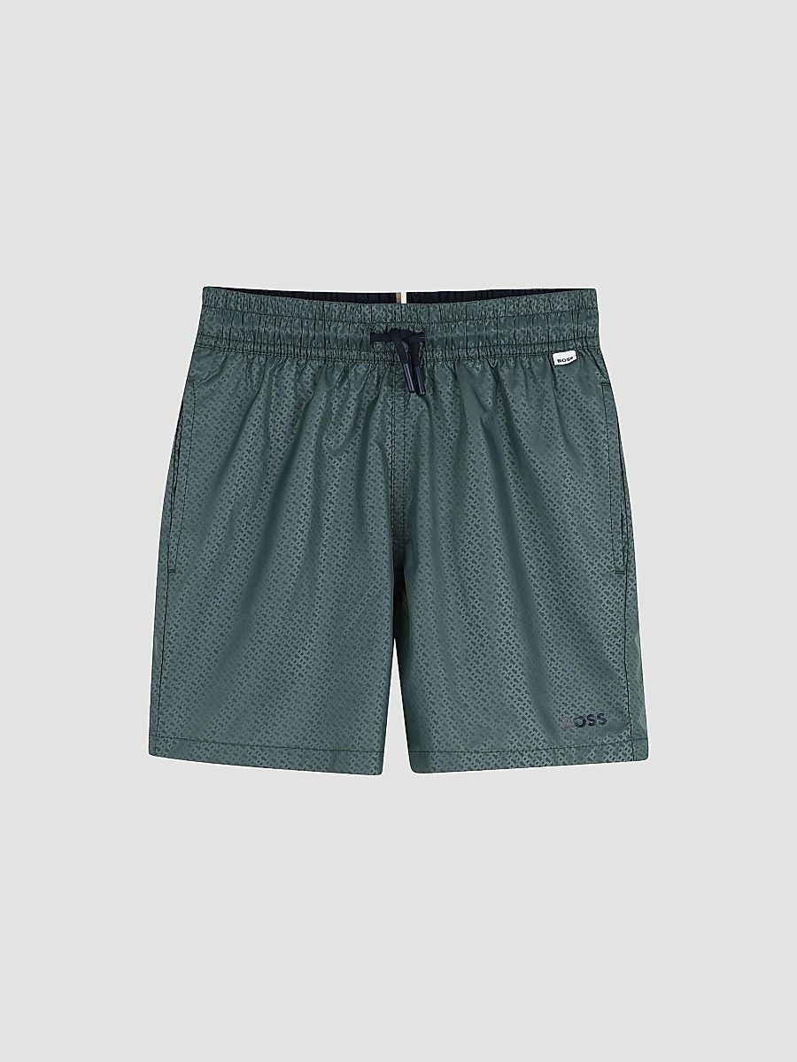 BOSS Boy's Little Boy's & Boy's Swim Shorts - Stone Pine - Size 4