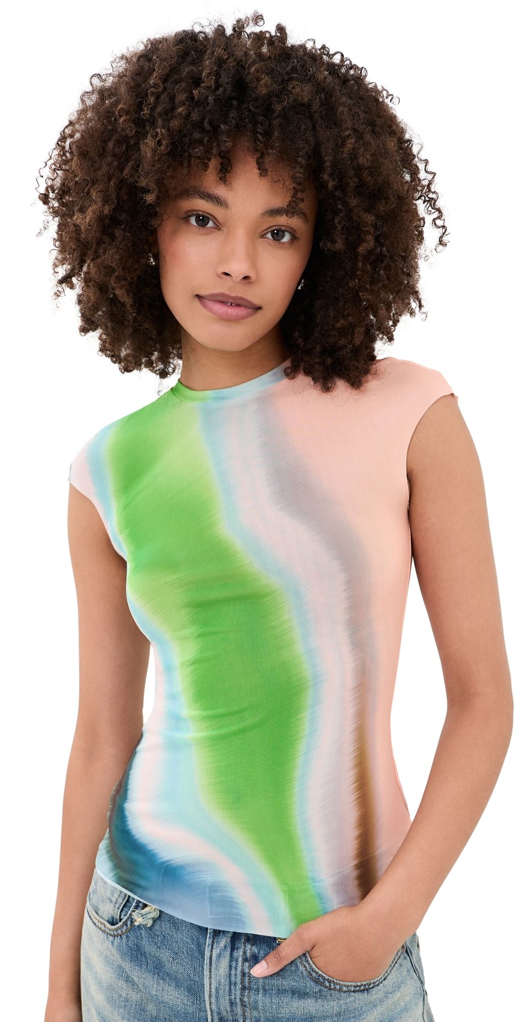AFRM Nina Tee Watercolor Abstract XXL