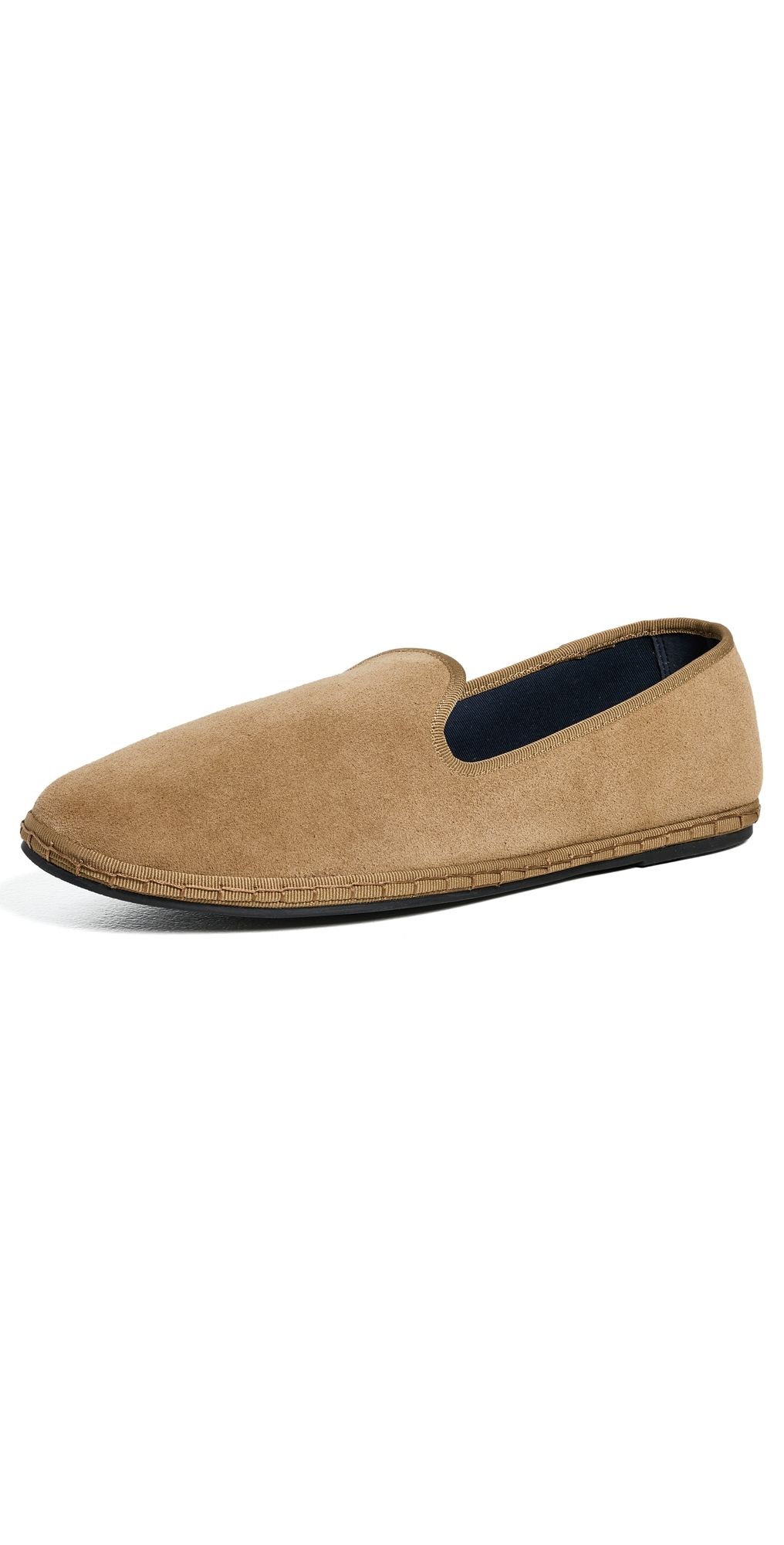 Soludos The All-Weather Suede Loafers Camel Brown 11-11.5