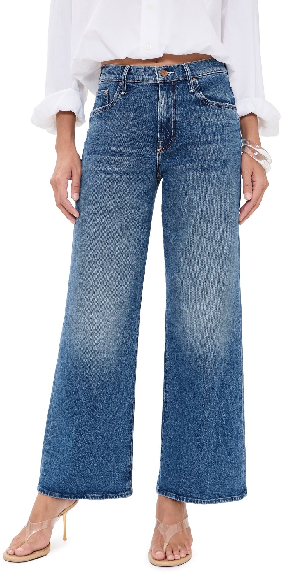 MOTHER The Mid Rise Maven Flood Jeans Thrill Seeker 31