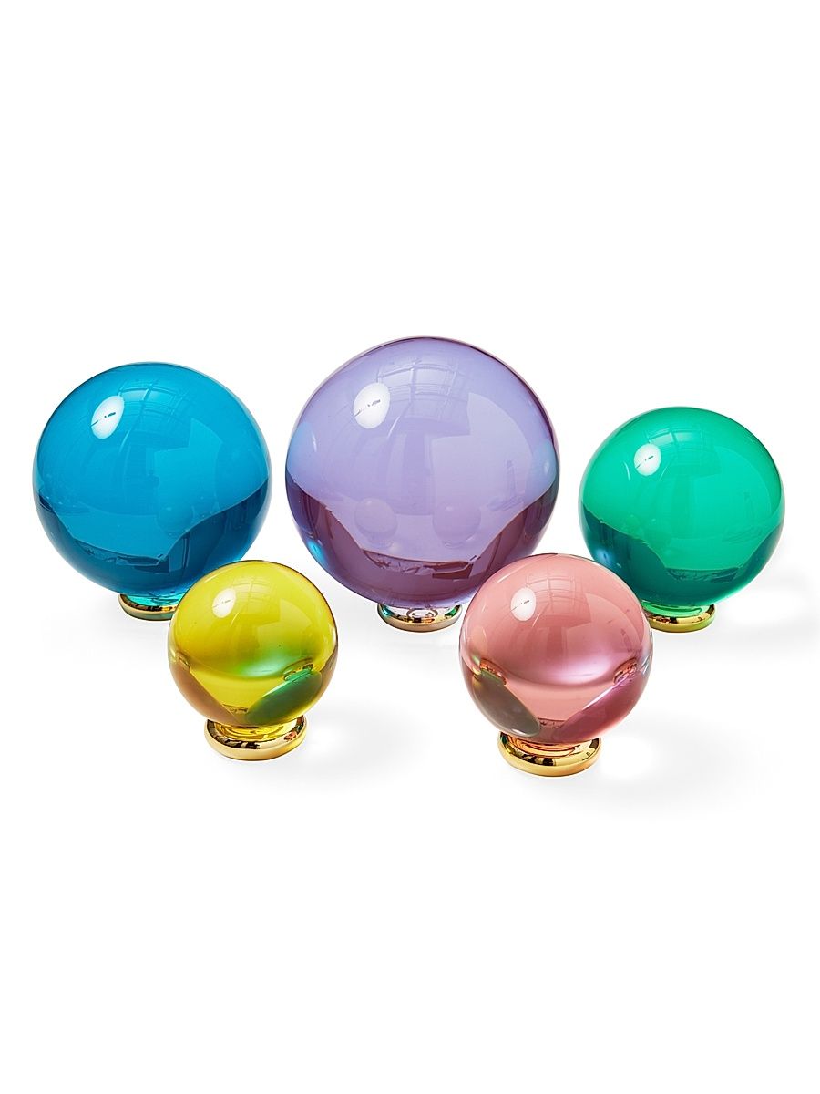 Jonathan Adler Acrylic 5-Piece Orb Set - Multi
