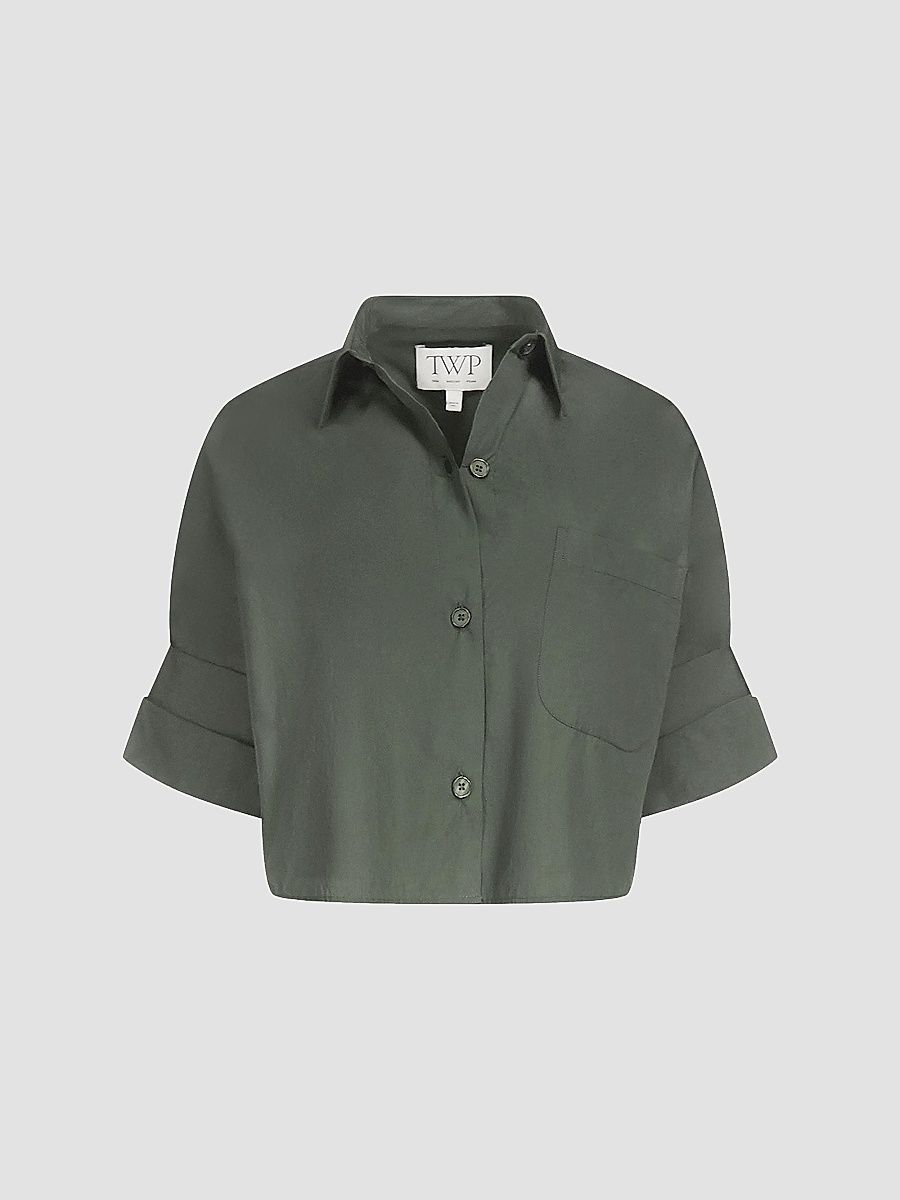 TWP Women's Next Ex Cotton Shirt - Plum - Size Medium
