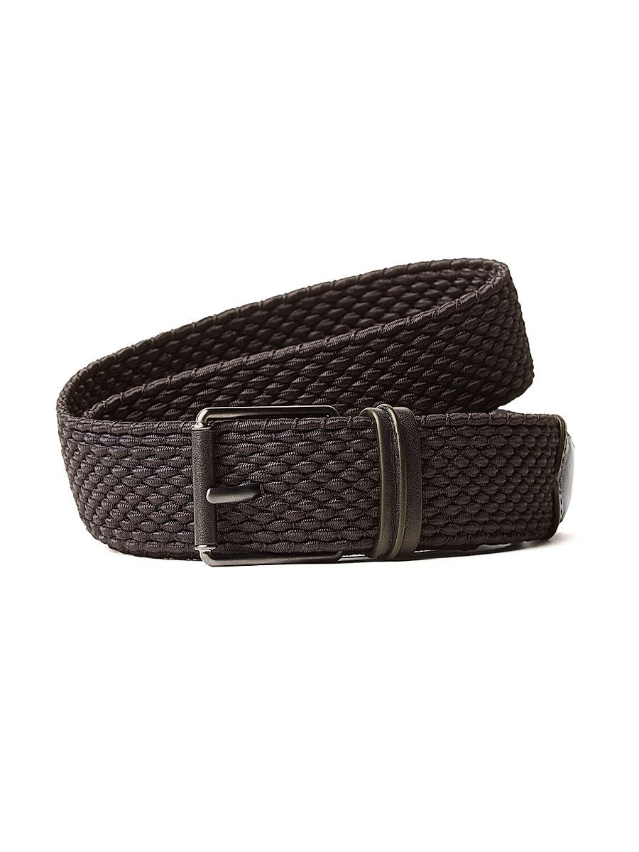 Men's Rayon Belt - Dark Brown - Size 44