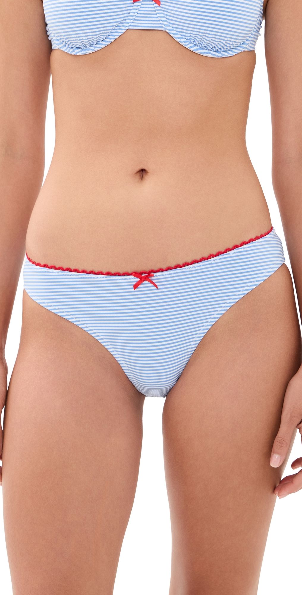 Solid & Striped The Daphne Bikini Bottoms Marina Blue L