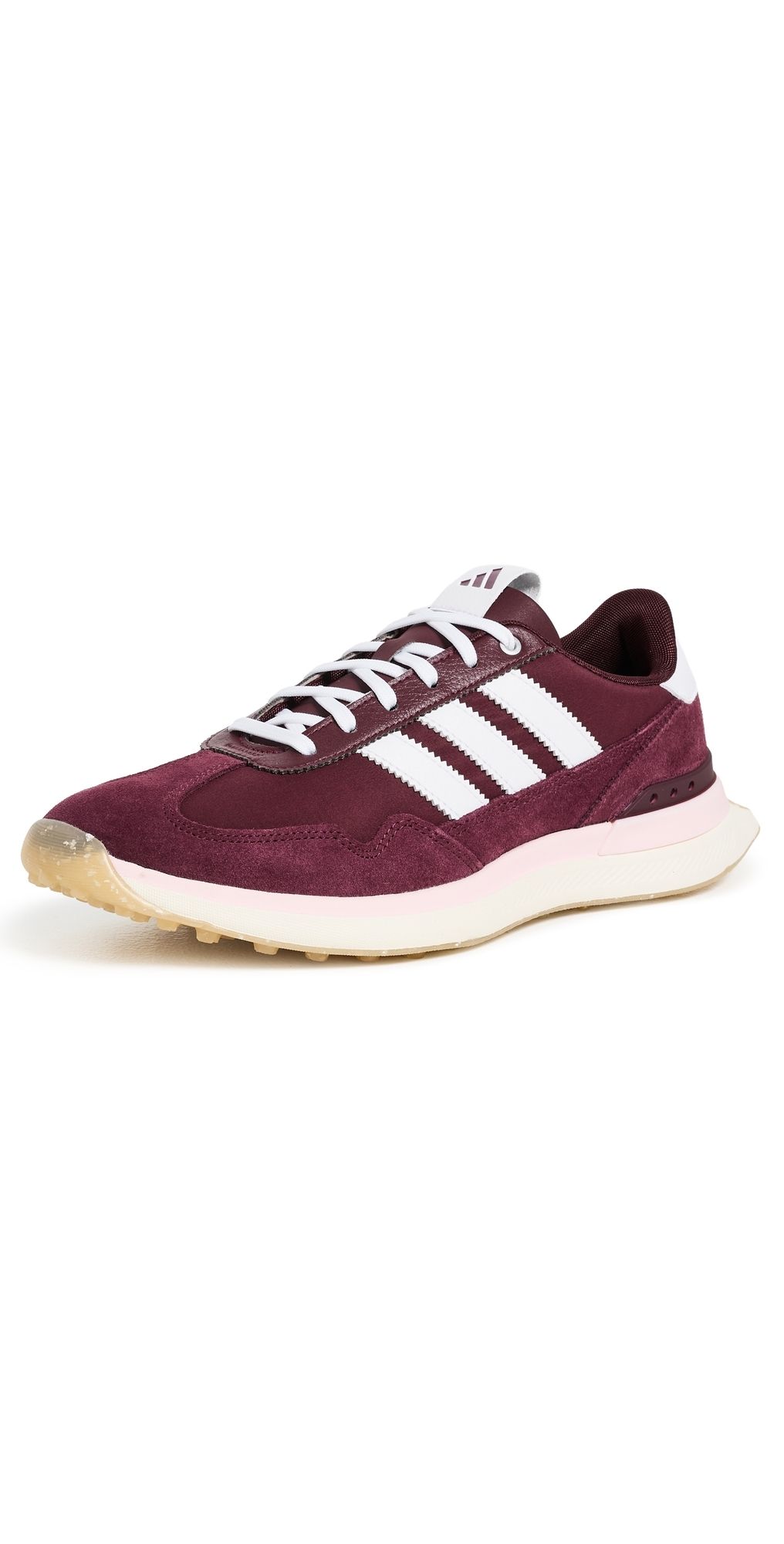 Adidas Golf S2G Textile Spikeless Golf Shoes Maroon/Ftw White/Soft Pink 11