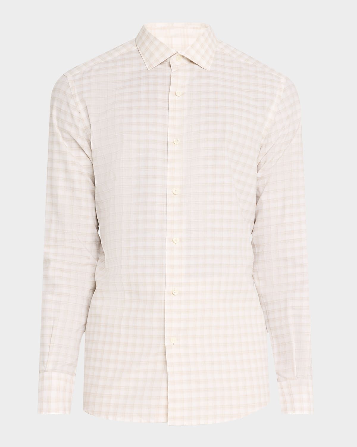 Men & apos;s Cotton Check Sport Shirt