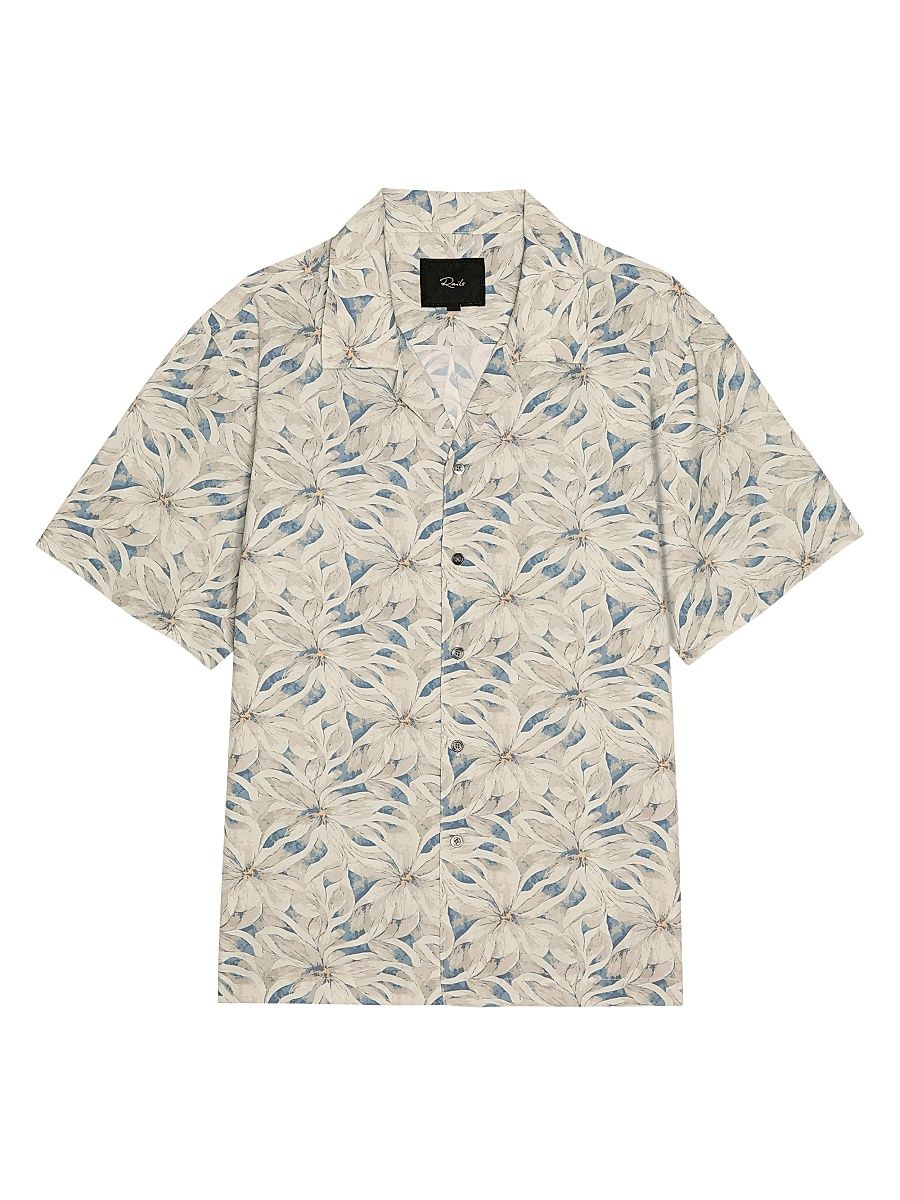 Men's Rhodes Callalily Camp Shirt - Callalily Cream - Size XXL