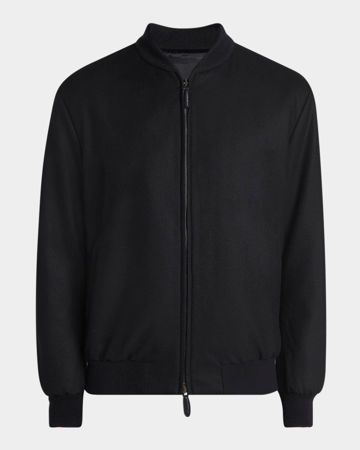 Men & apos;s Cashmere Full-Zip Bomber Jacket