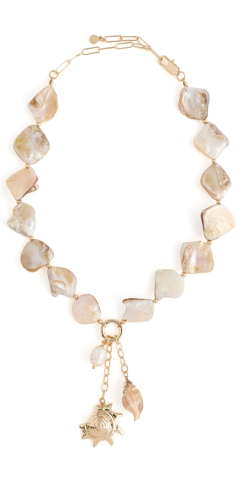 Ettika True Shell Necklace Gold One Size