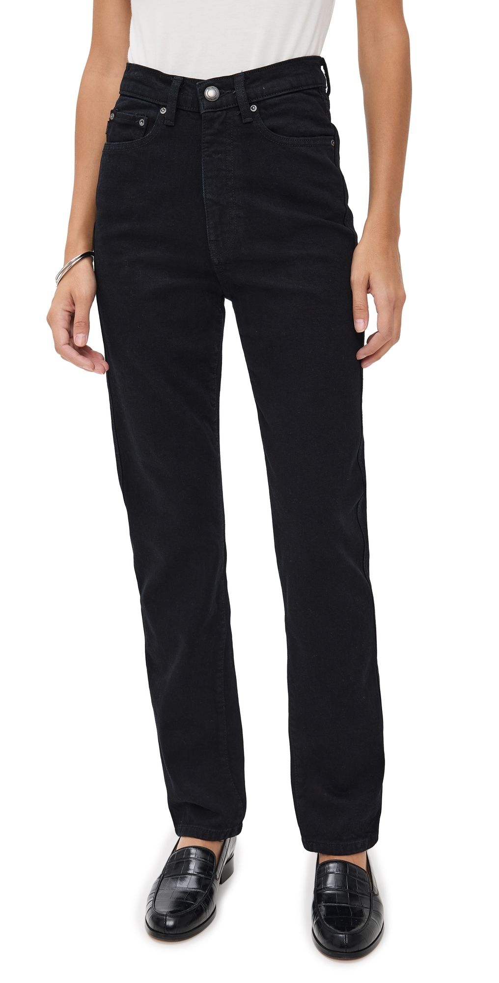 DL1961 Kristy Cigarette High Rise Jeans Black (Vintage) 30