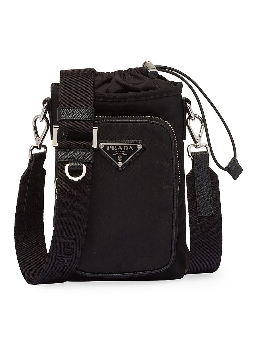 Men's Re-Nylon Smartphone Case - Black