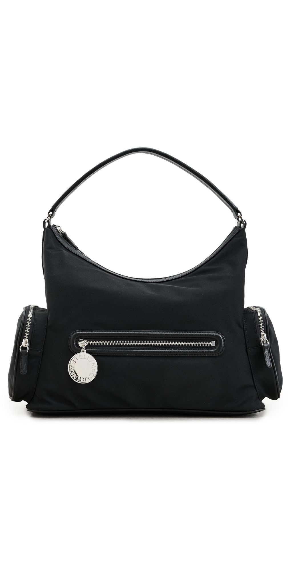 Stella McCartney Dartmoor Nylon Shoulder Bag Ultra Black One Size