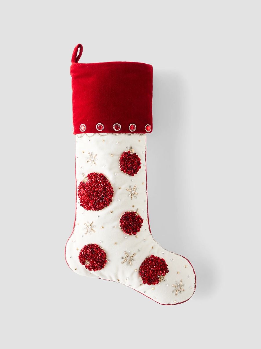 Kim Seybert Empire State Xmas Ornaments Stocking