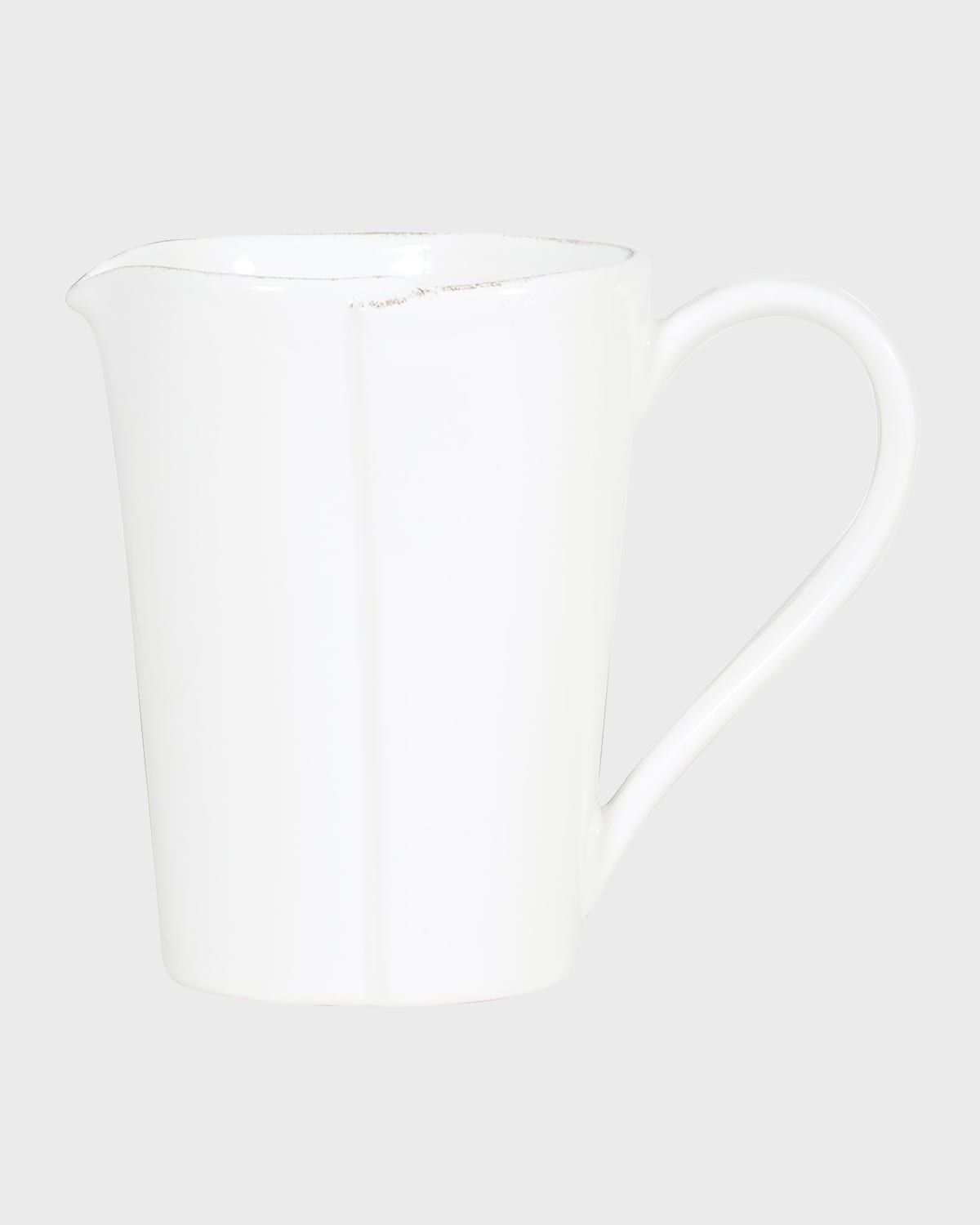 Melamine Lastra White Pitcher