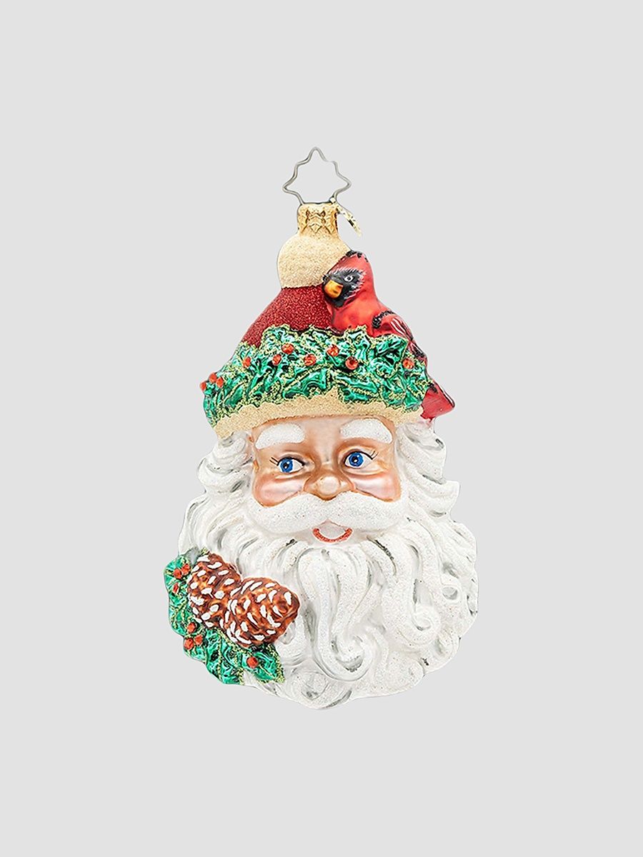 American Santa Woodland Wishes Santa Ornament