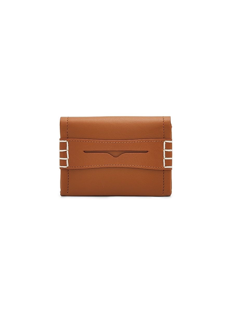 Men's Loafer Folding Card Holder - Tan