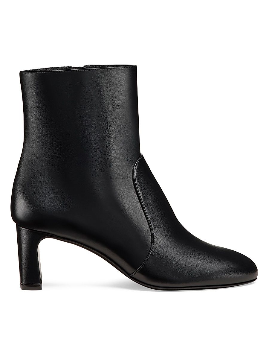 Women's Babette 60MM Leather Boots - Black - Size 9.5