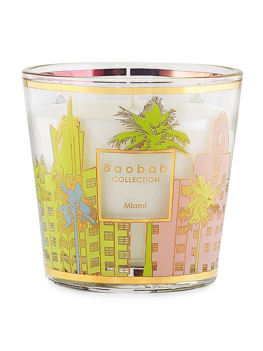 My First Baobab Miami Candle - White Multi