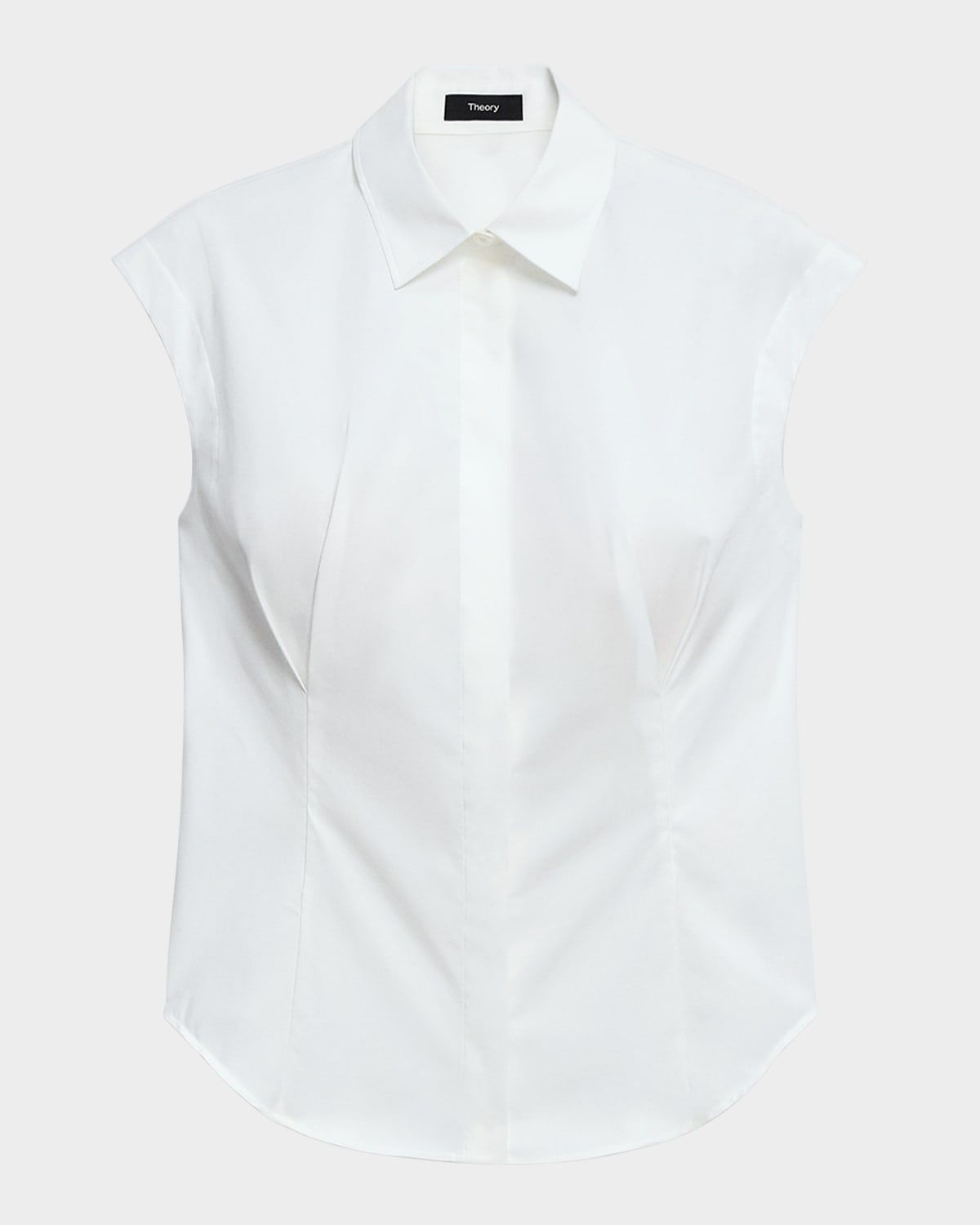 Cap-Sleeve Cinch Shirt