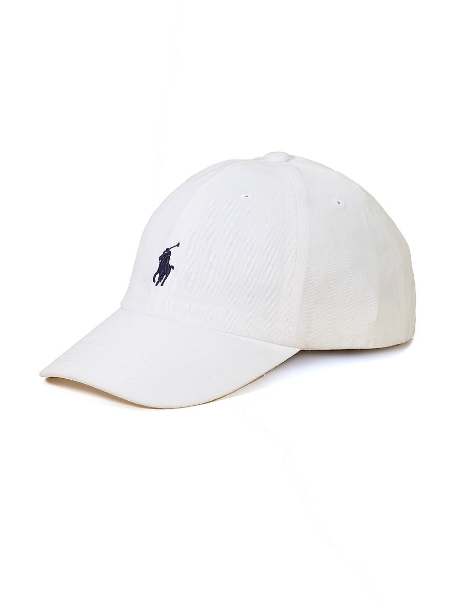 Cotton Chino Baseball Cap - White - Size 4
