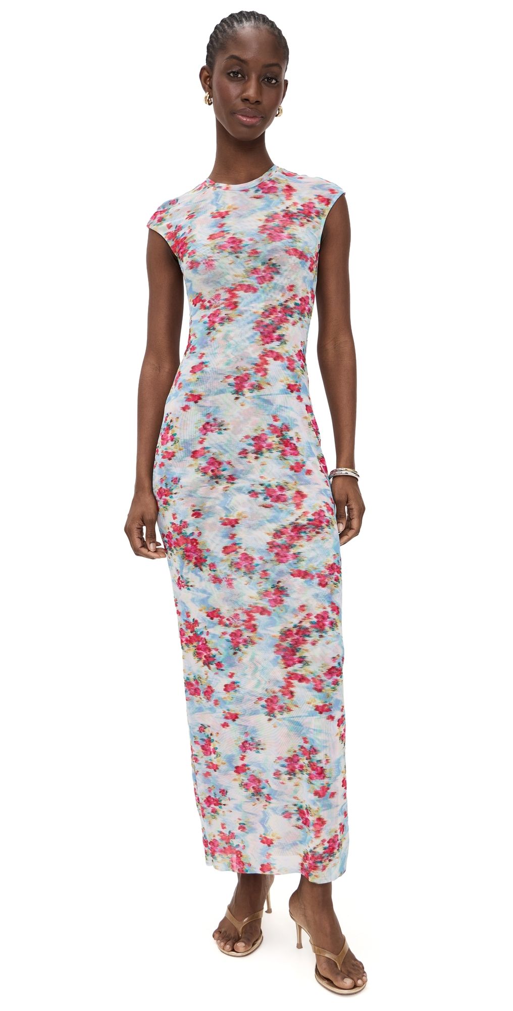 AFRM Mylo Dress Digital Floral M