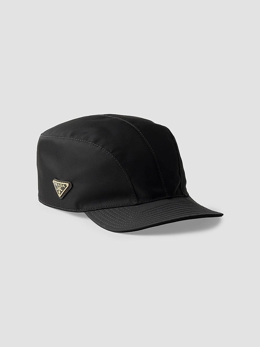 Prada Women's Re-Nylon Baseball Cap - Black - Size Small