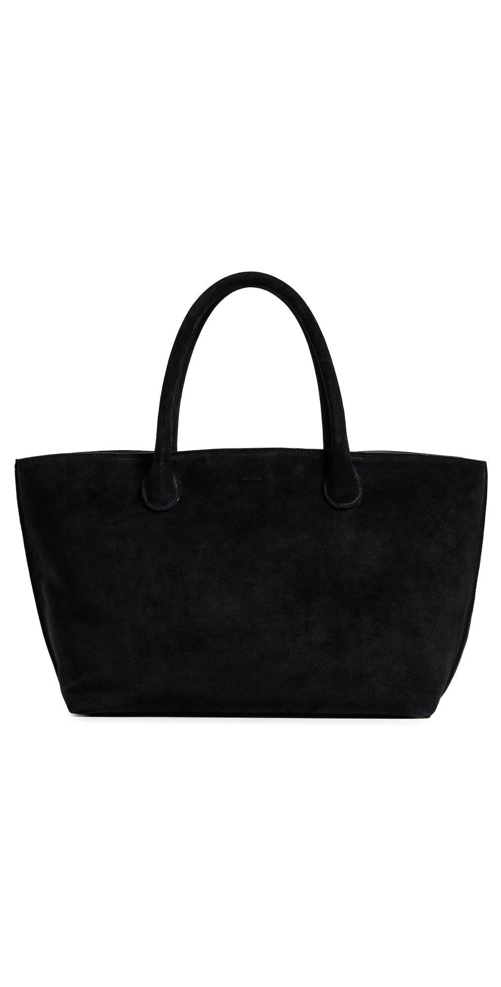 LIÉ STUDIO The Grace Tote Black Suede One Size