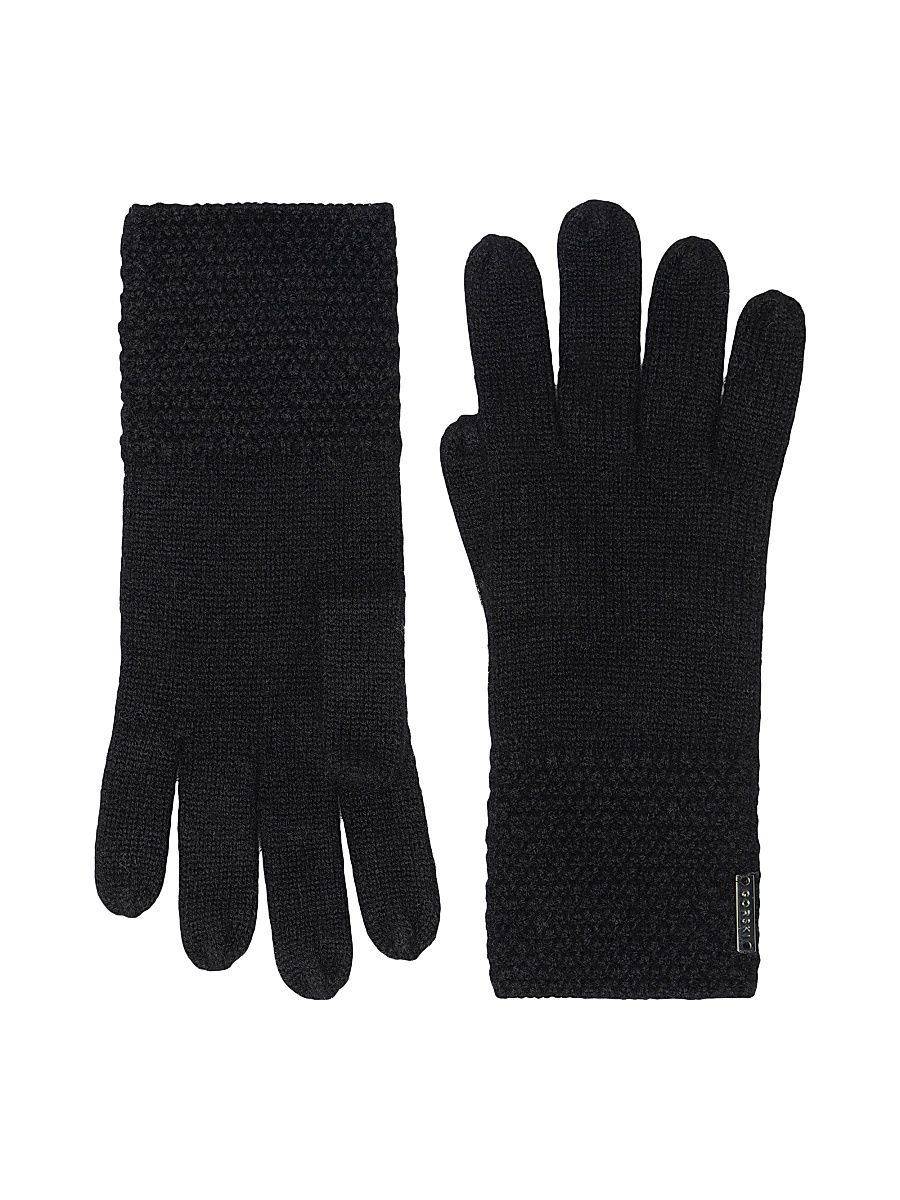 Women's Cashmere Gloves - Black