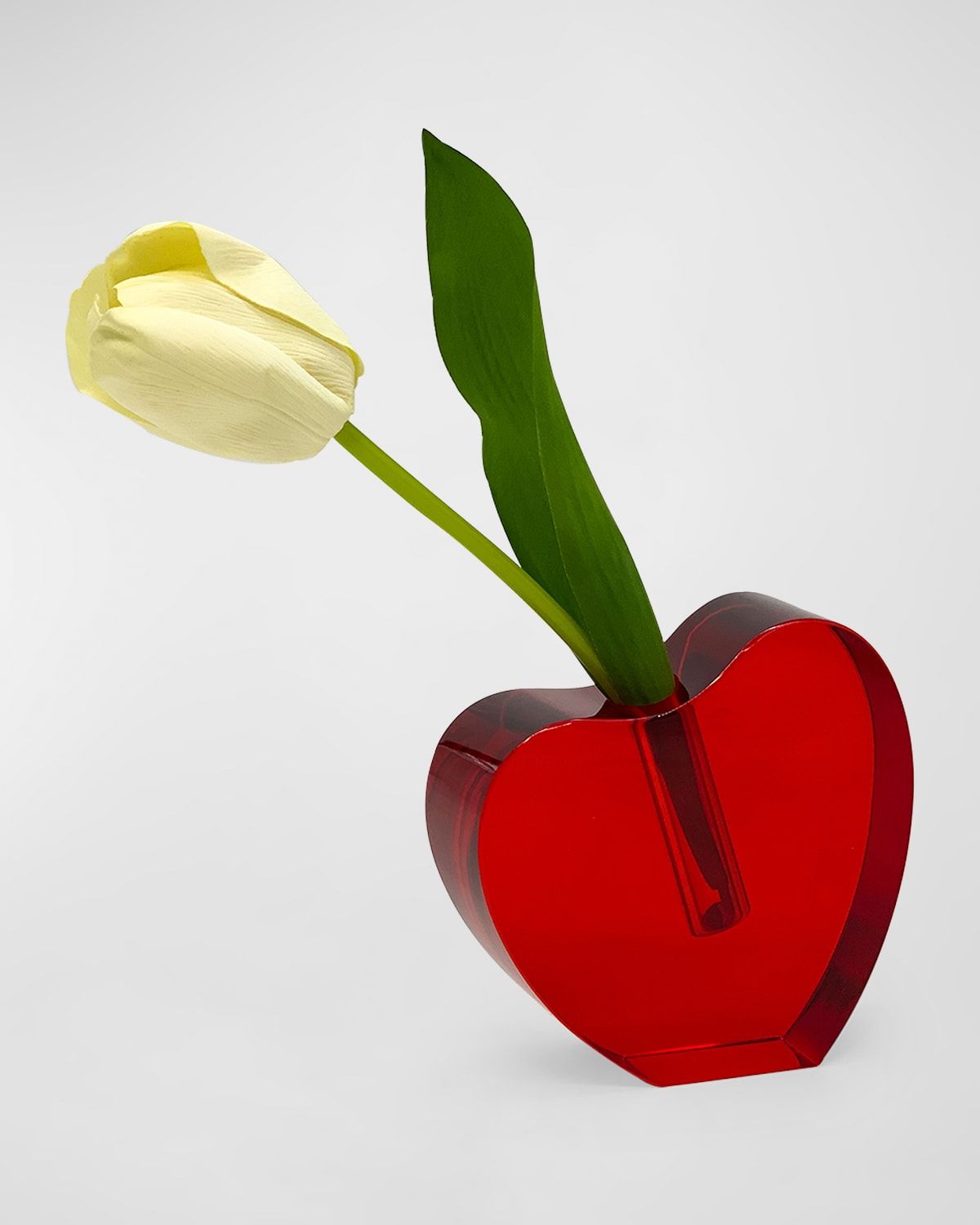 Crystal Heart Vase- Small