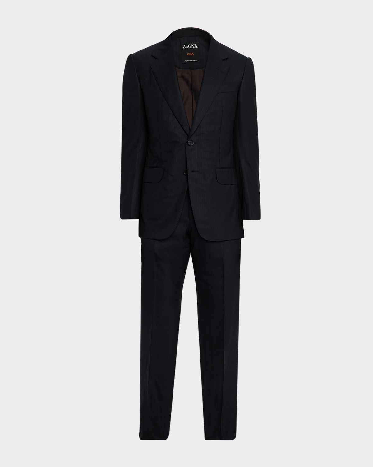 Men & apos;s Centoventimila Wool Tonal Stripe Suit