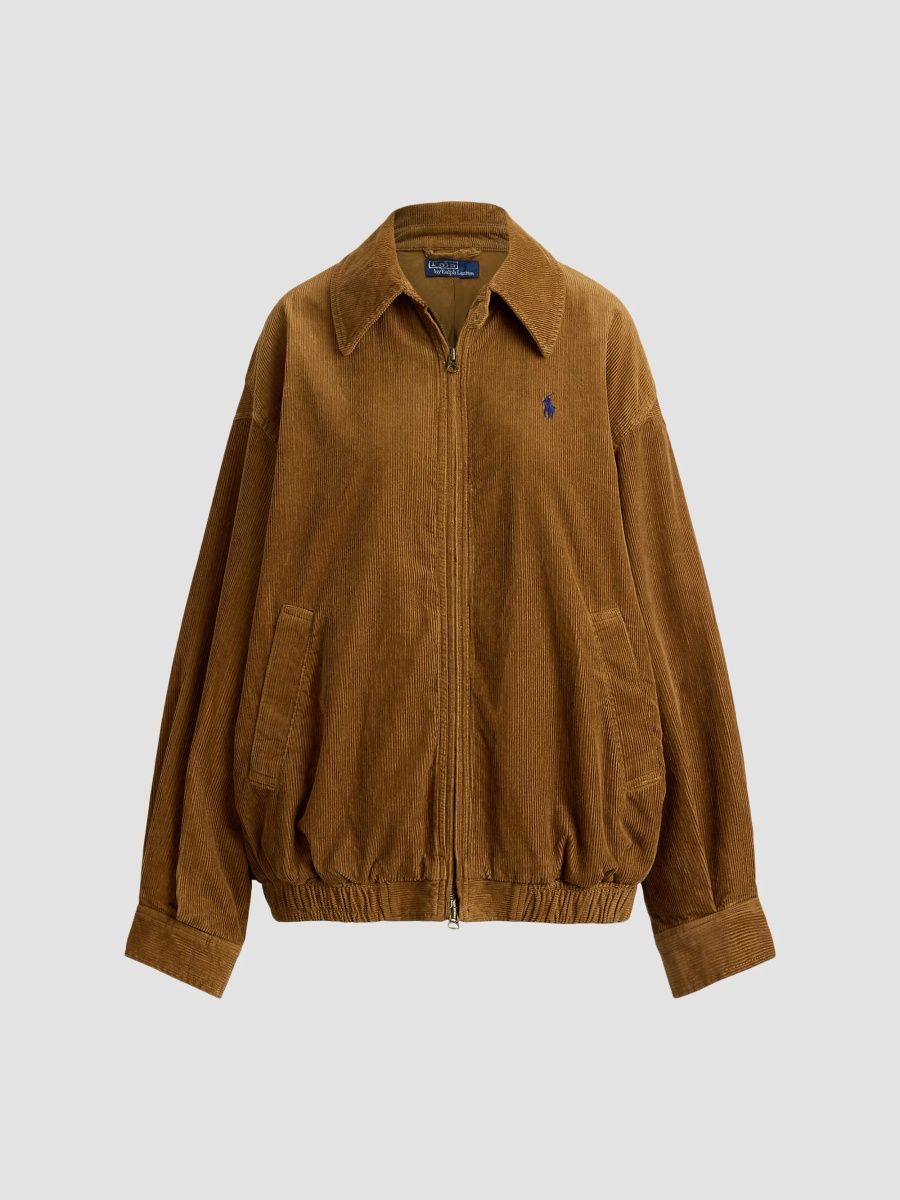 Polo Ralph Lauren Women's 10 Wale Corduroy Jacket - Tan - Size XL