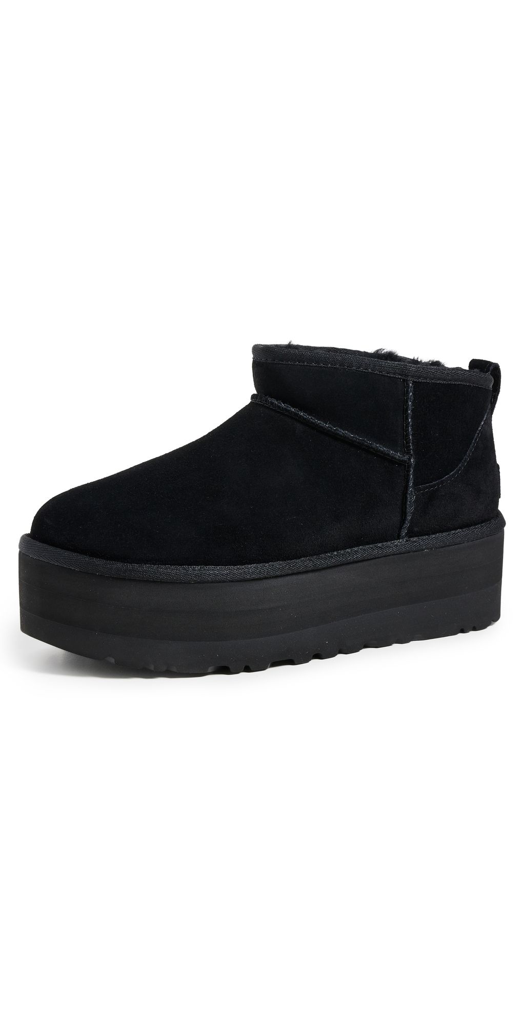 UGG Classic Ultra Mini Platform Boots Black 7