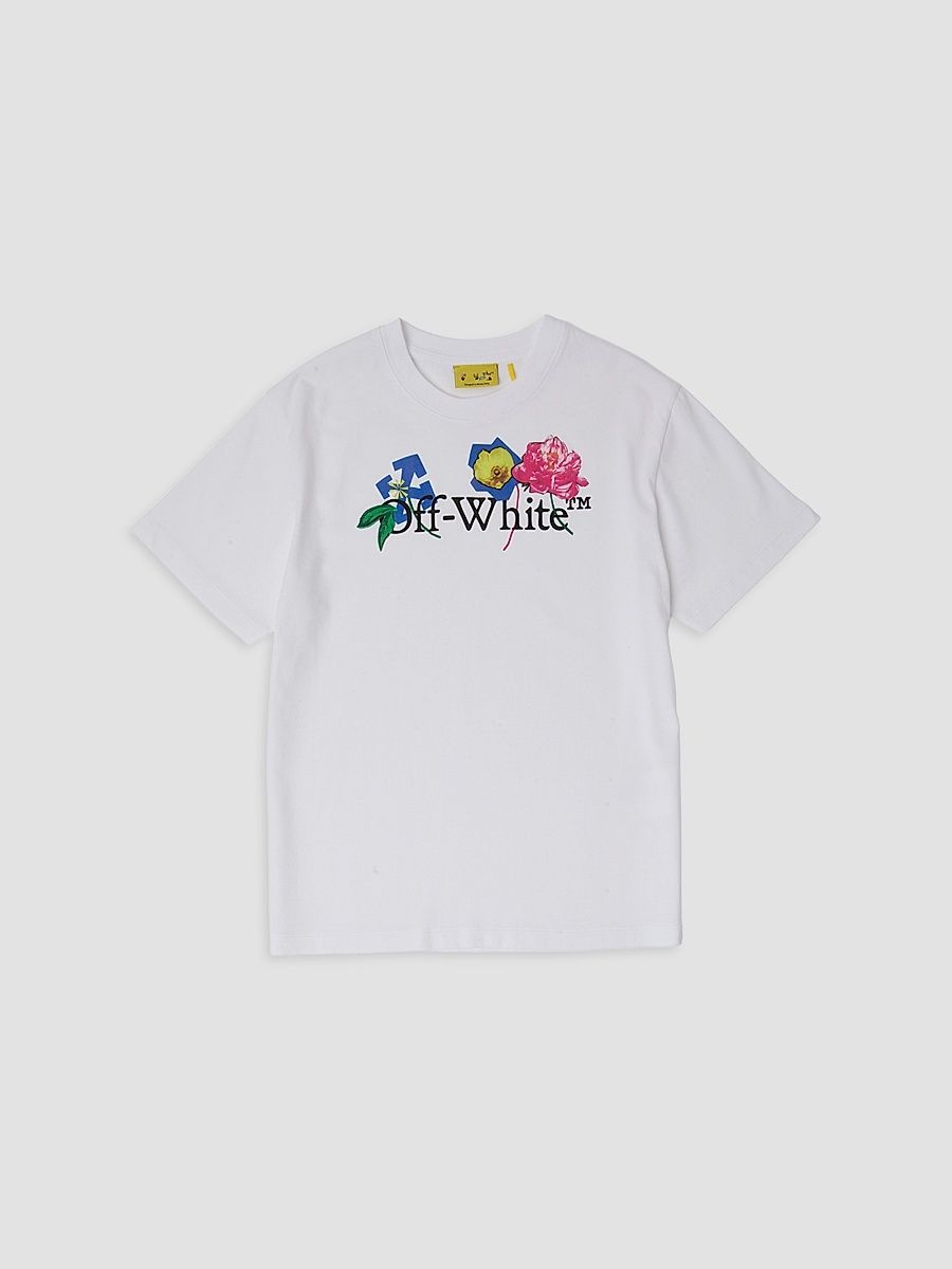 Baby Girl's, Little Girl's & Girl's Big Bookish Flower T-Shirt - White - Size 4