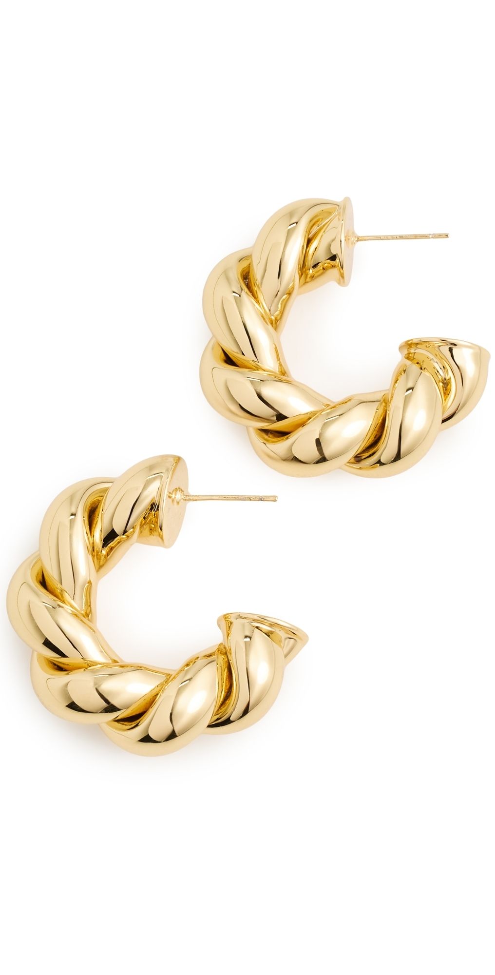 Martha Calvo Rope Earrings Gold One Size