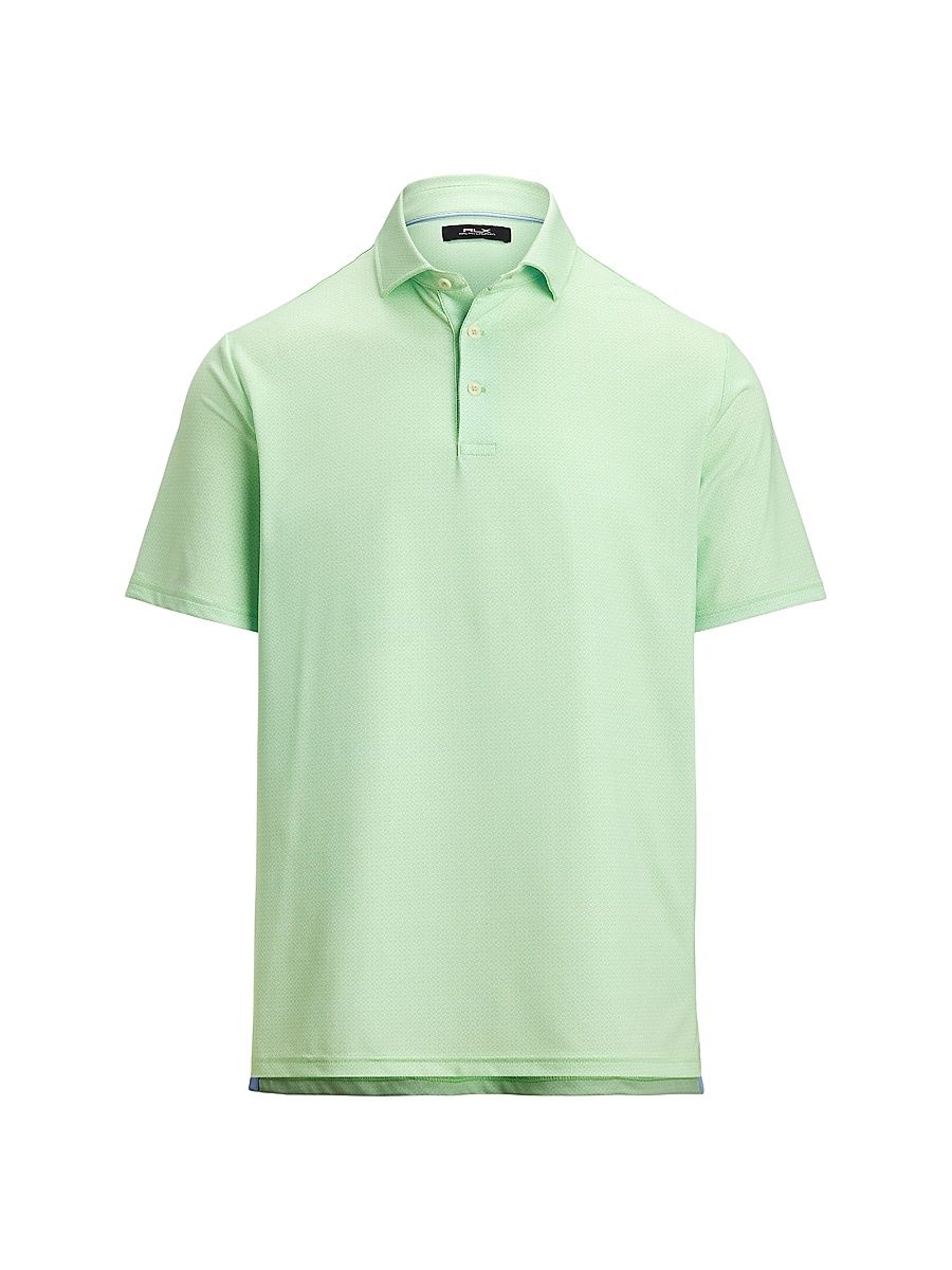 Men's Piqué Performance Polo Shirt - Cruise Lime Boogey Texture - Size XXL