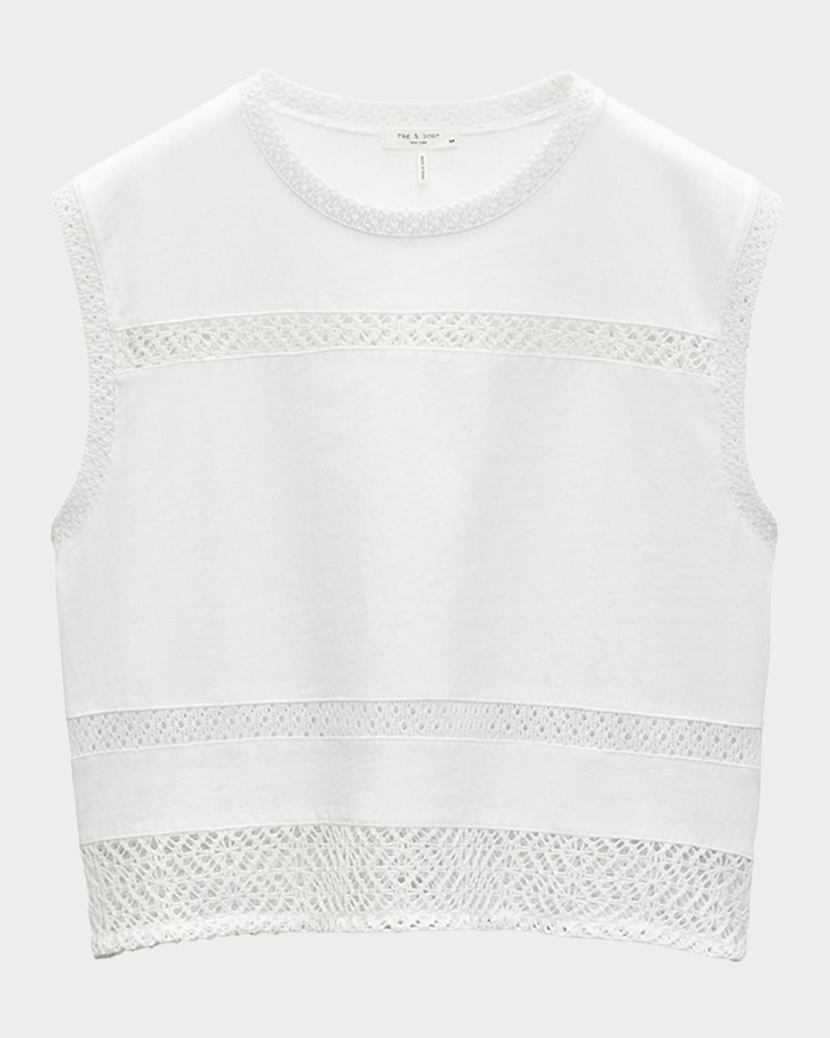 Rosie Embroidered Muscle Tank Top