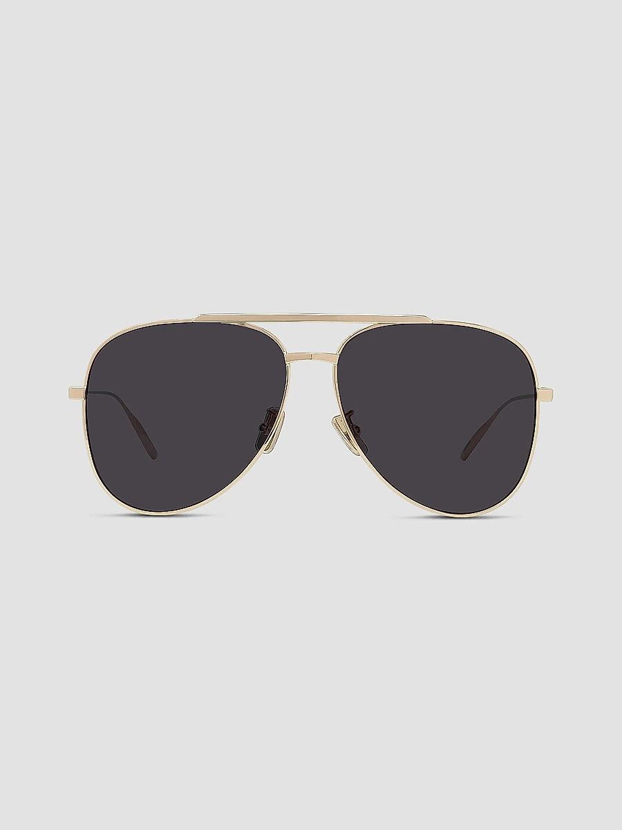 Givenchy Men's GvSpeed 59MM Pilot Sunglasses - Endura Gold Smoke