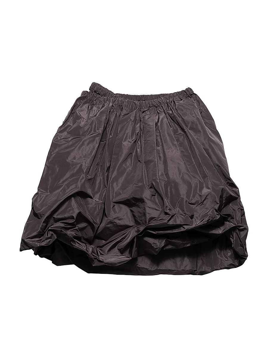 Prada Women's Technical Taffeta Skirt - Grey - Size 2