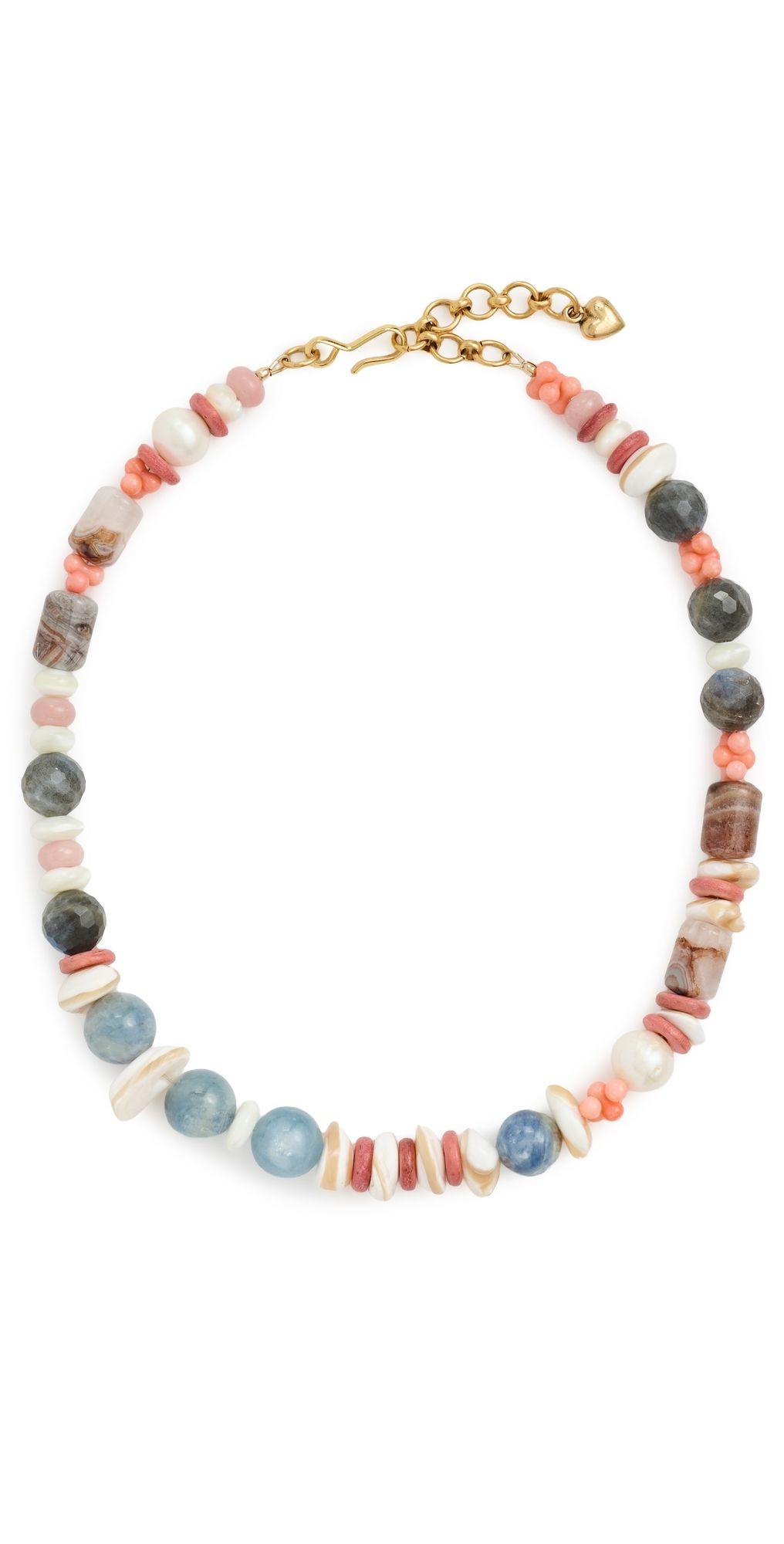 Brinker + Eliza Poolside Confetti Necklace Neutral Multi One Size